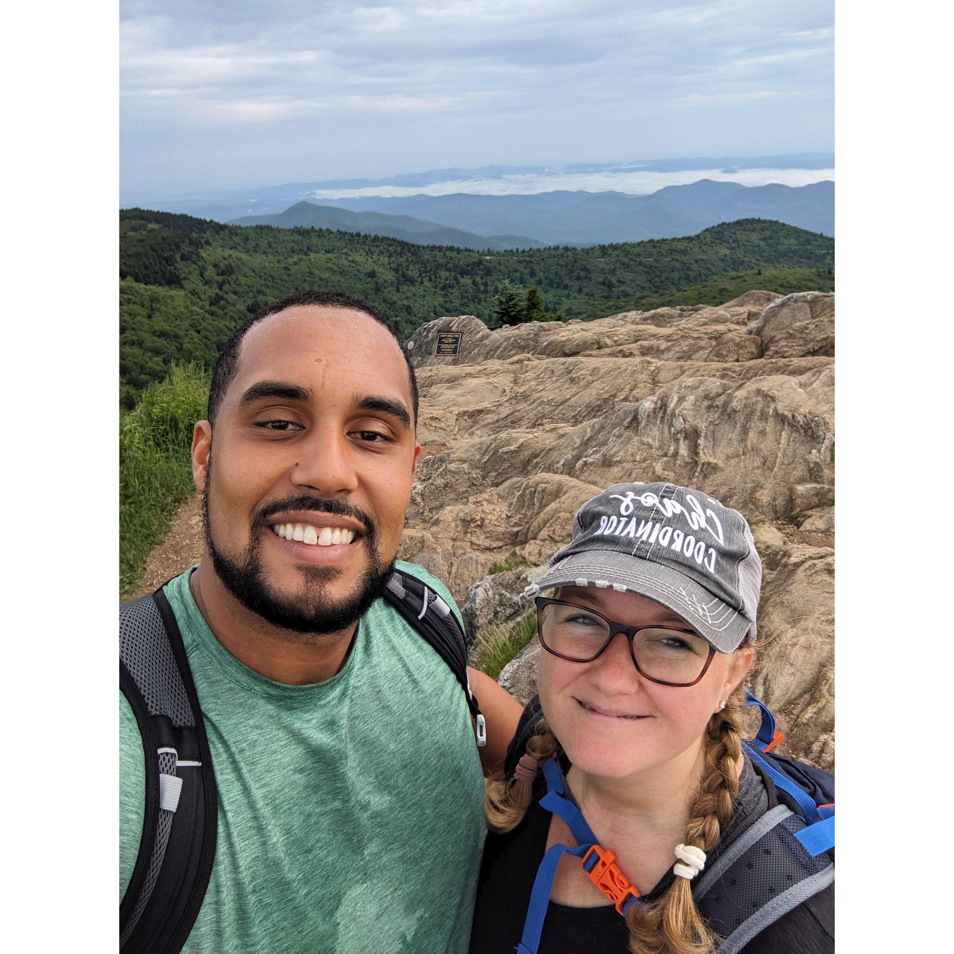 Hiking in Asheville- the "Buzz" trail