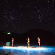 Night Paddle Boarding for Two on our Honeymoon