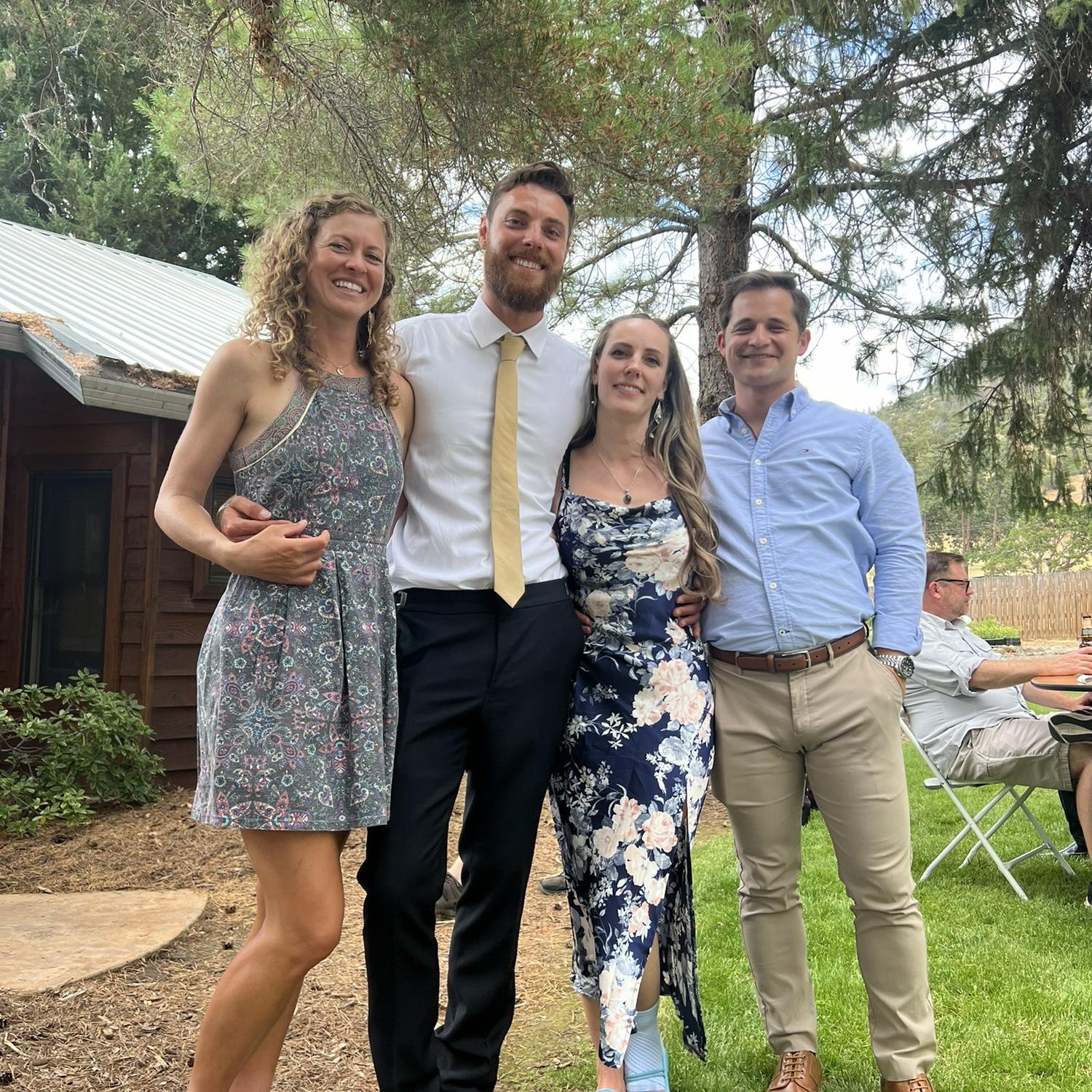 Tim and Rachel with Conner and his fiance, Jordan