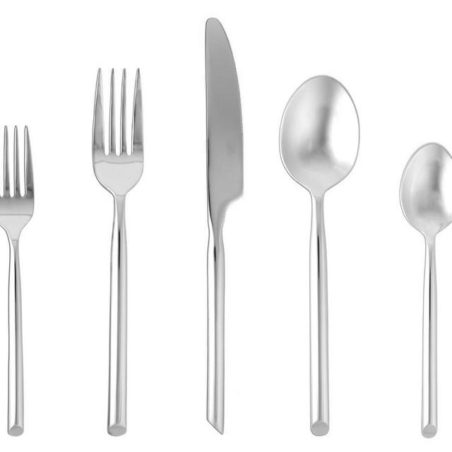 Fortessa Capri Flatware, Set of 5 - Stainless Steel