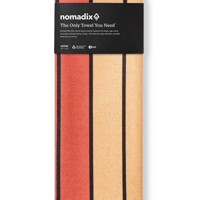 Original Towel: Stripes Blue Orange
