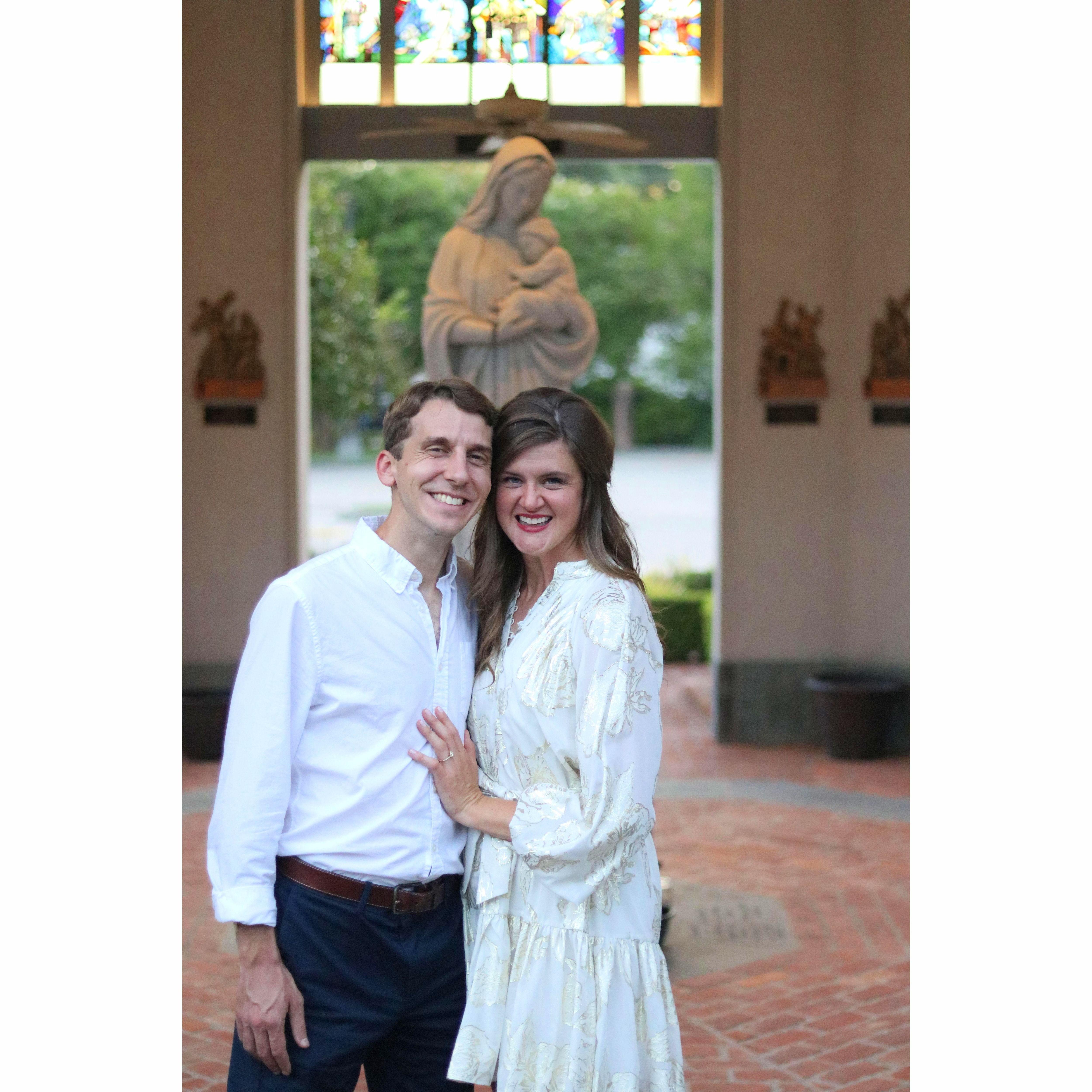 One of our special places and the spot where Alex proposed to me!