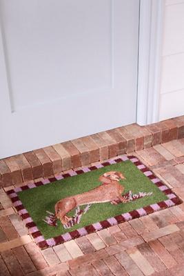Portobello Dog Coir Printed Doormat