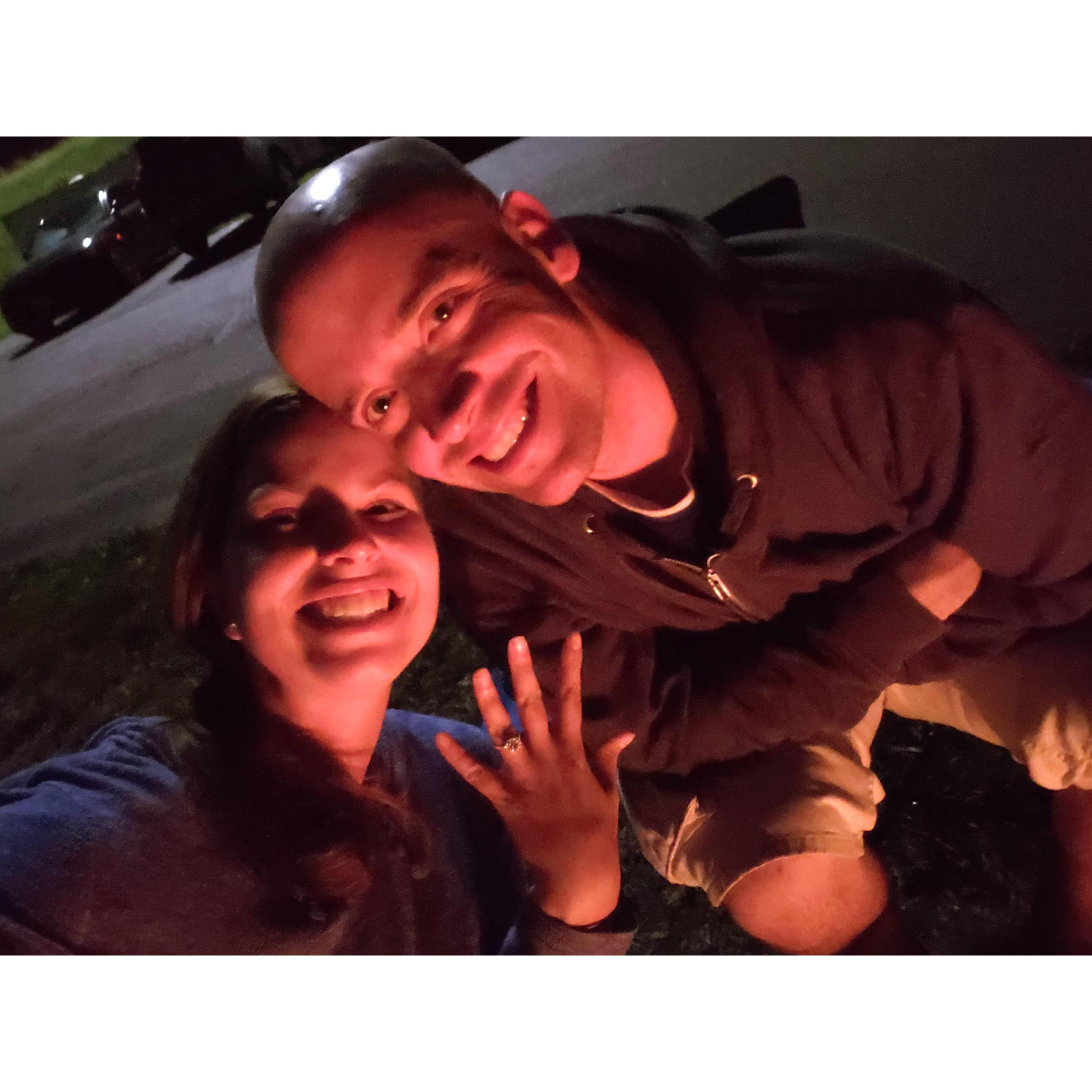 Right after I said "YES"!