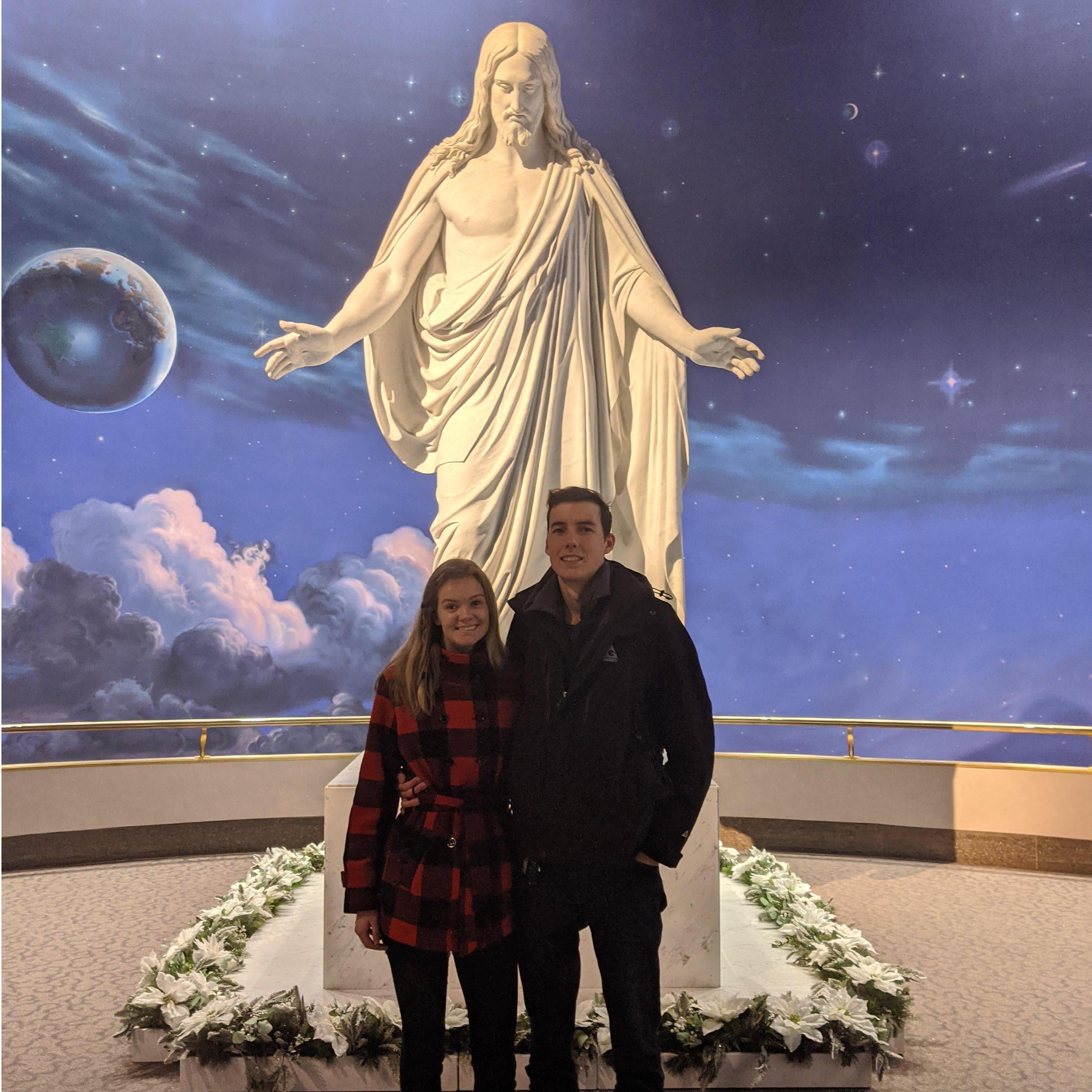 We love visiting Temple Square together, especially during the Holidays!