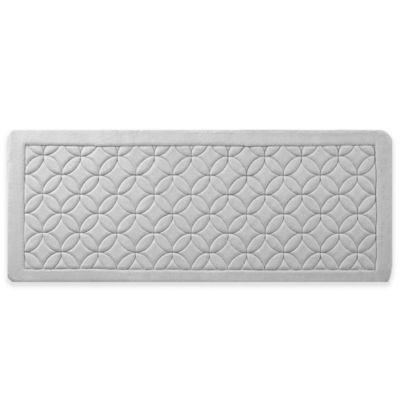 VCNY Chanel 24-Inch x 60-Inch Memory Foam Bath Runner in Grey