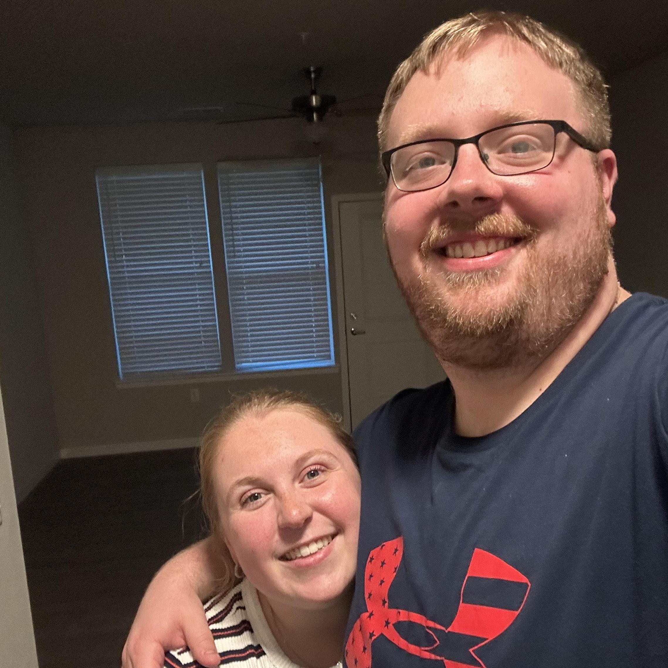 Last day in our first apartment together!