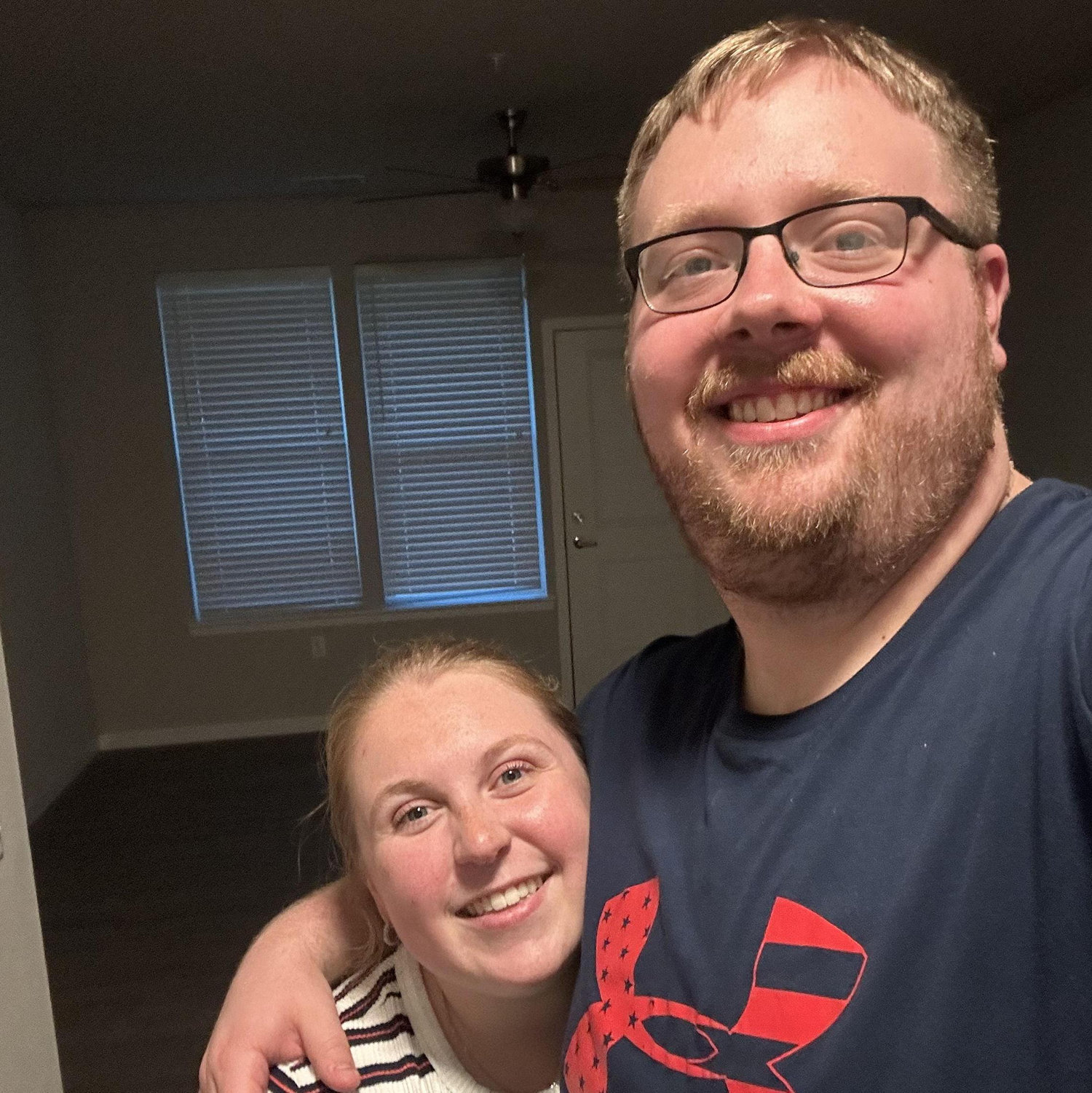 Last day in our first apartment together!