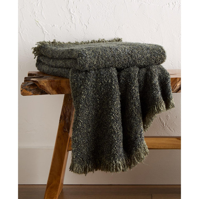 Oake Heathered Boucle Throw, 50" x 60", Exclusively for Macy's