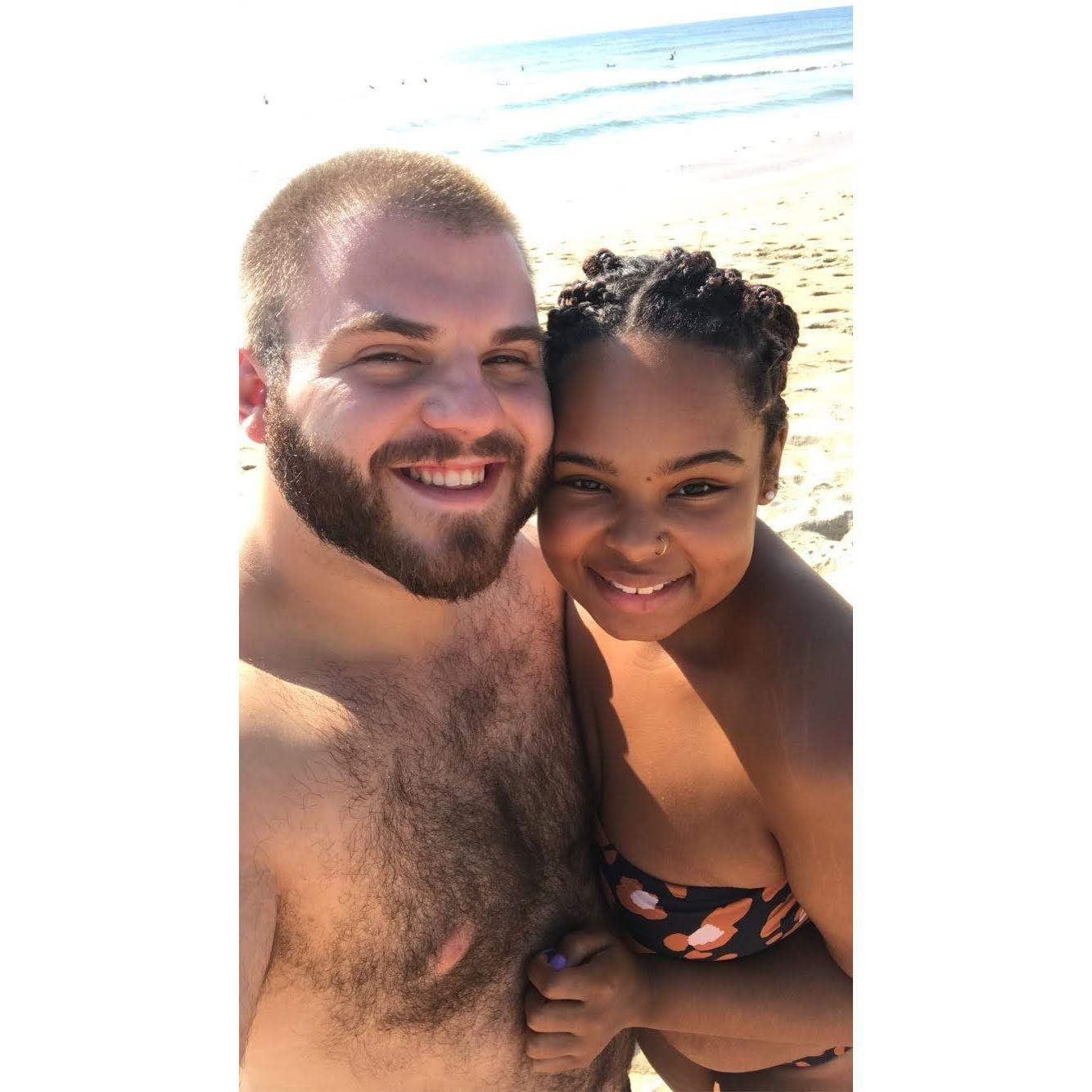 The first of many beach trips!