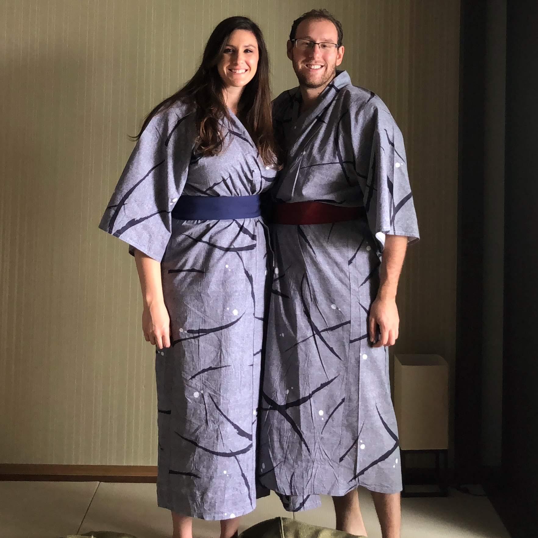 After a dip in the onsen on our 4 year anniversary trip to Japan in 2017