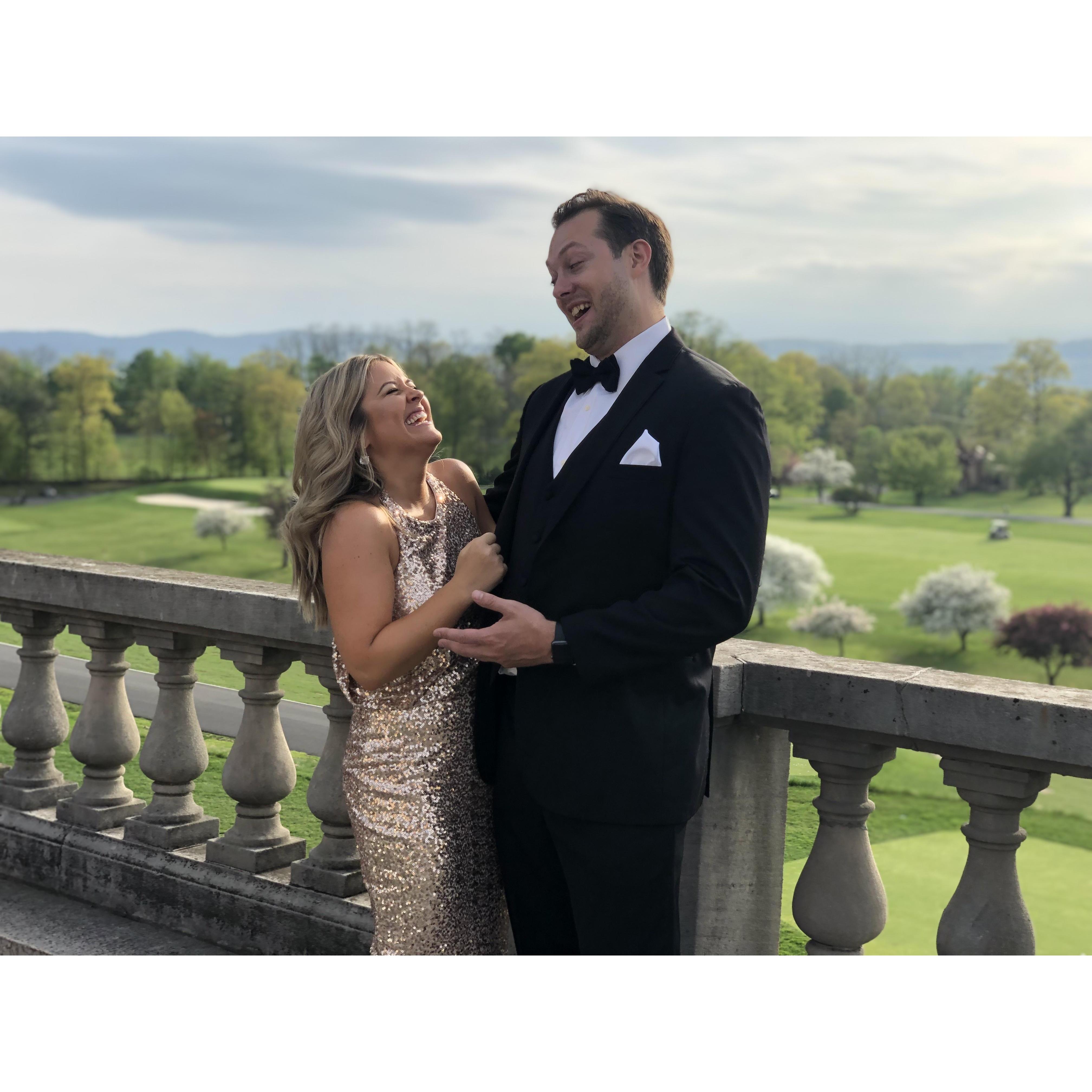 I have to say, we look good dressed up!