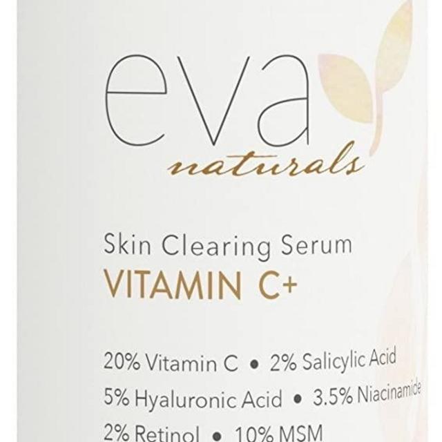 Vitamin C Serum Plus 2% Retinol, 3.5% Niacinamide, 5% Hyaluronic Acid, 2% Salicylic Acid, 10% MSM, 20% Vitamin C - Skin Clearing Serum - Anti-Aging Skin Repair, Supercharged Face Serum (1 oz)