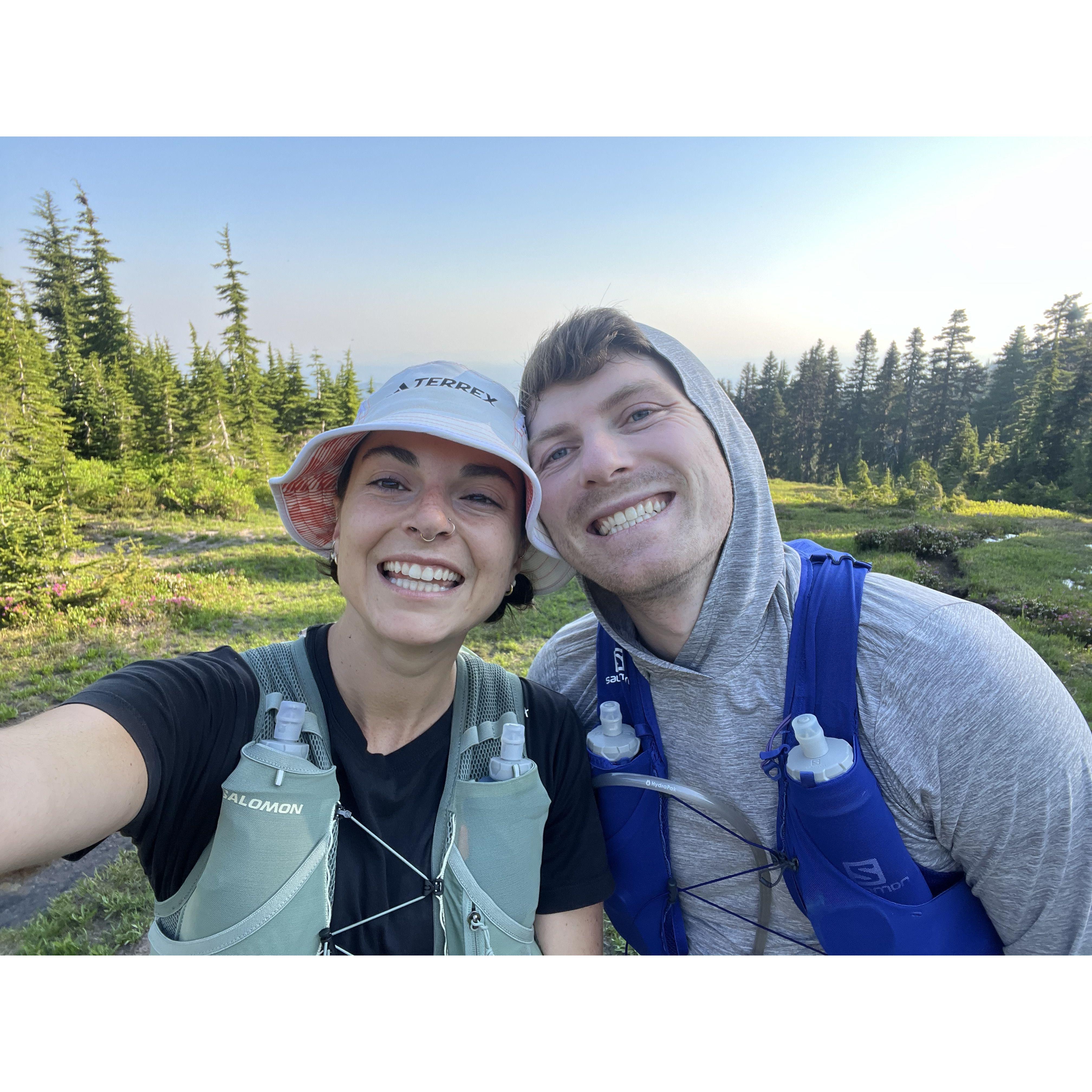 Taken moments before Cole asked Sedona to marry him!!