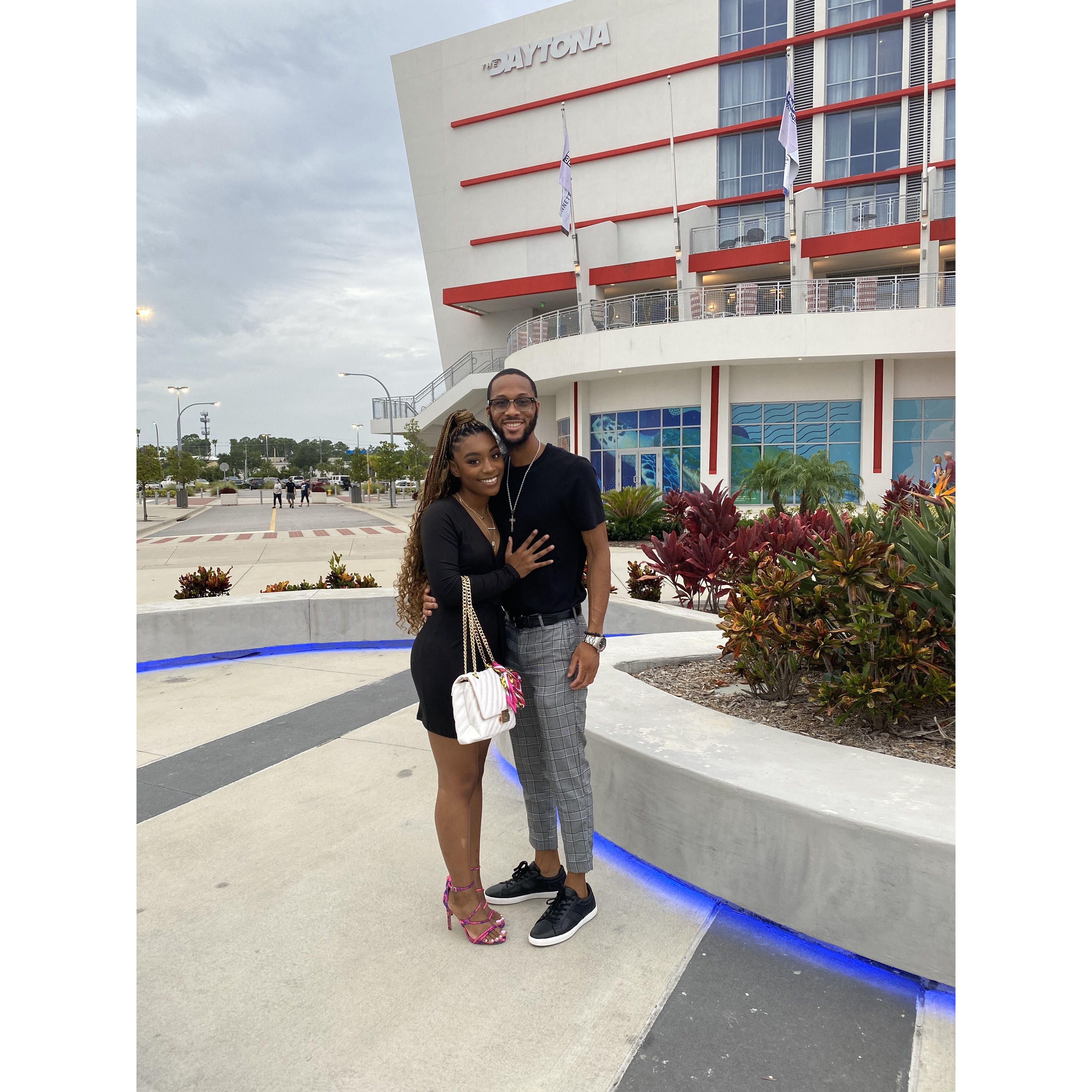 Our one-year anniversary on August 22, 2020