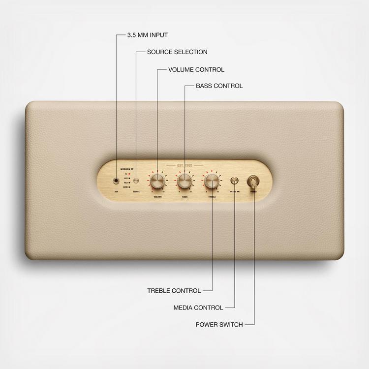 スピーカー・ウーファー Marshall WOBURN III Cream Marshall Woburn III Bluetooth Wireless Speaker (Cream) | eBay
