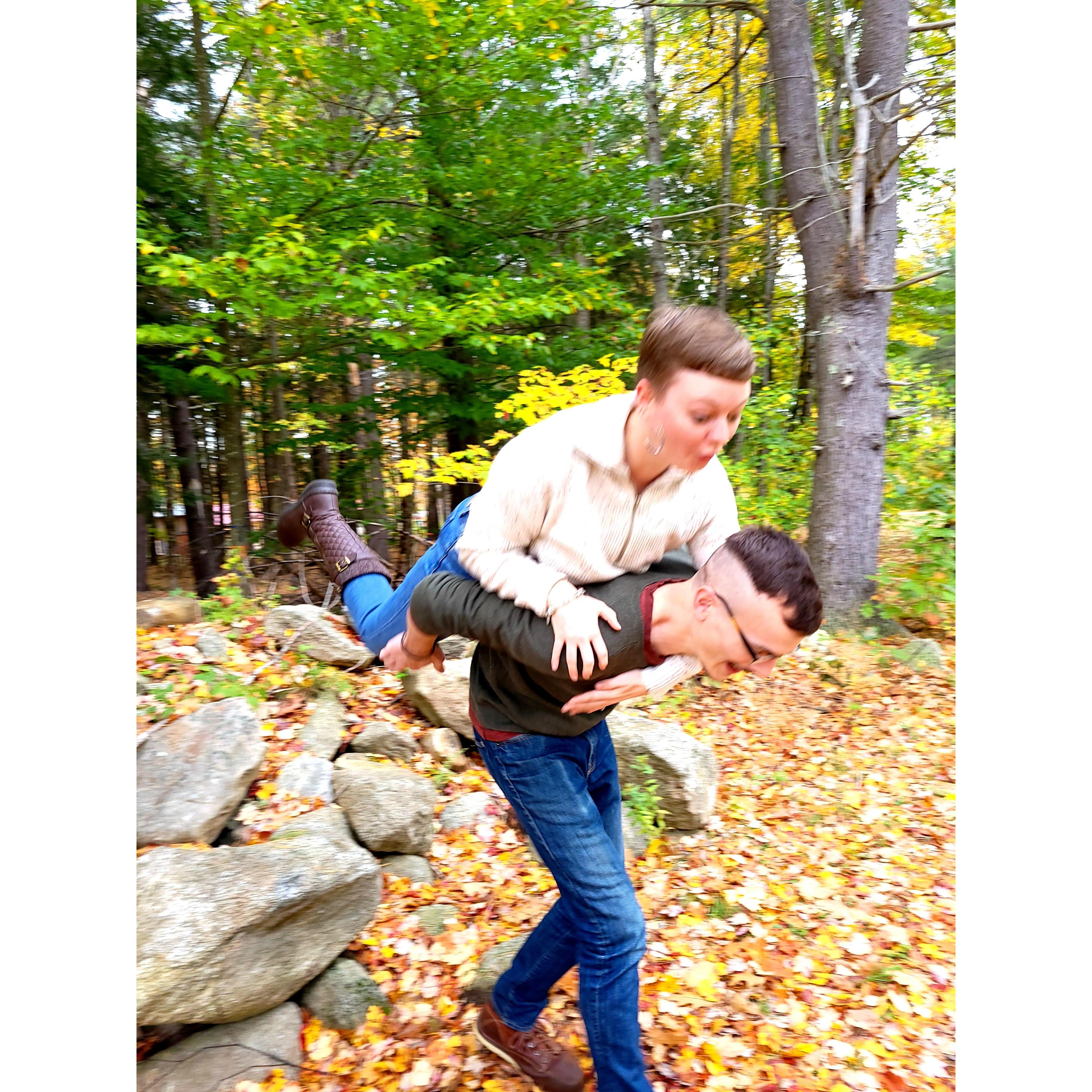 Engagement Pic Session - Reality check, this is how it actually went