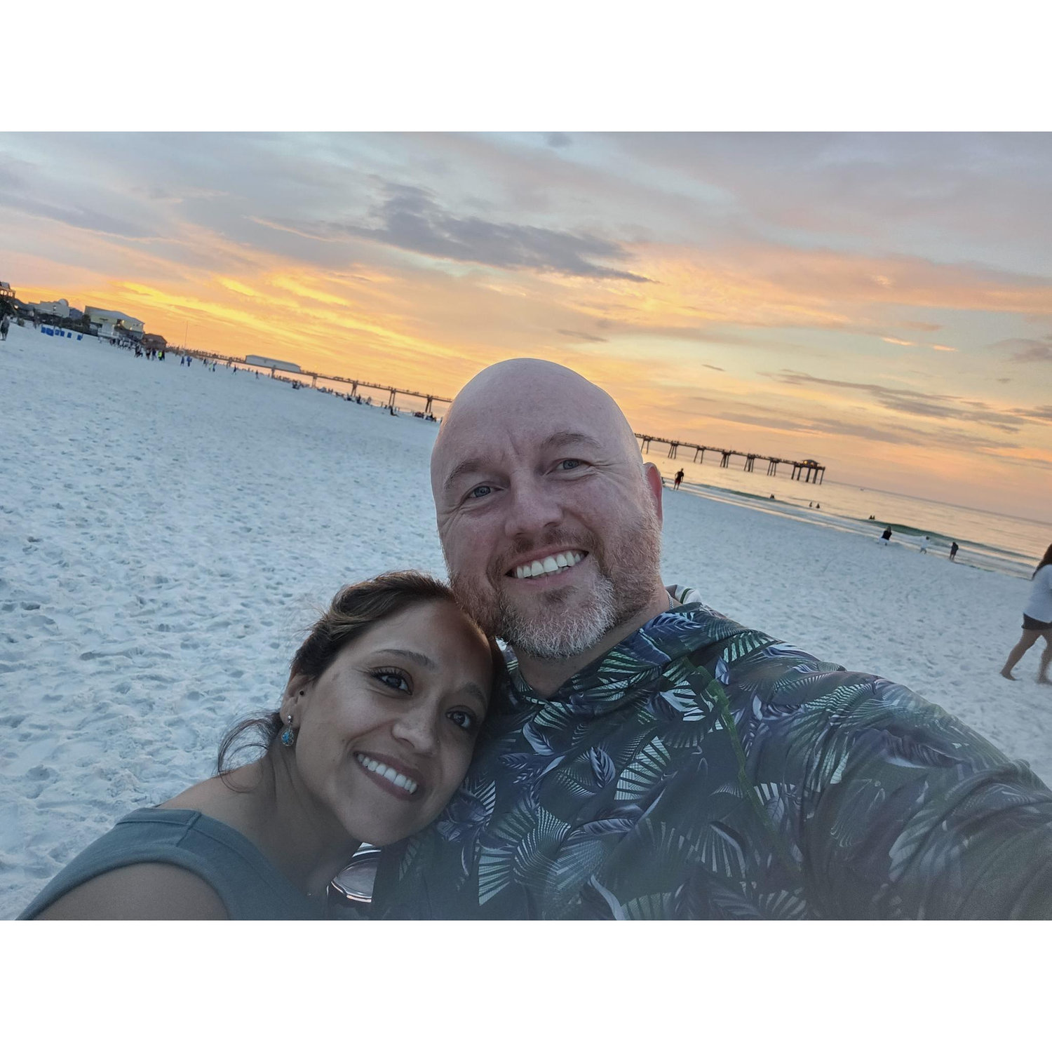 Beach sunset in Destin.