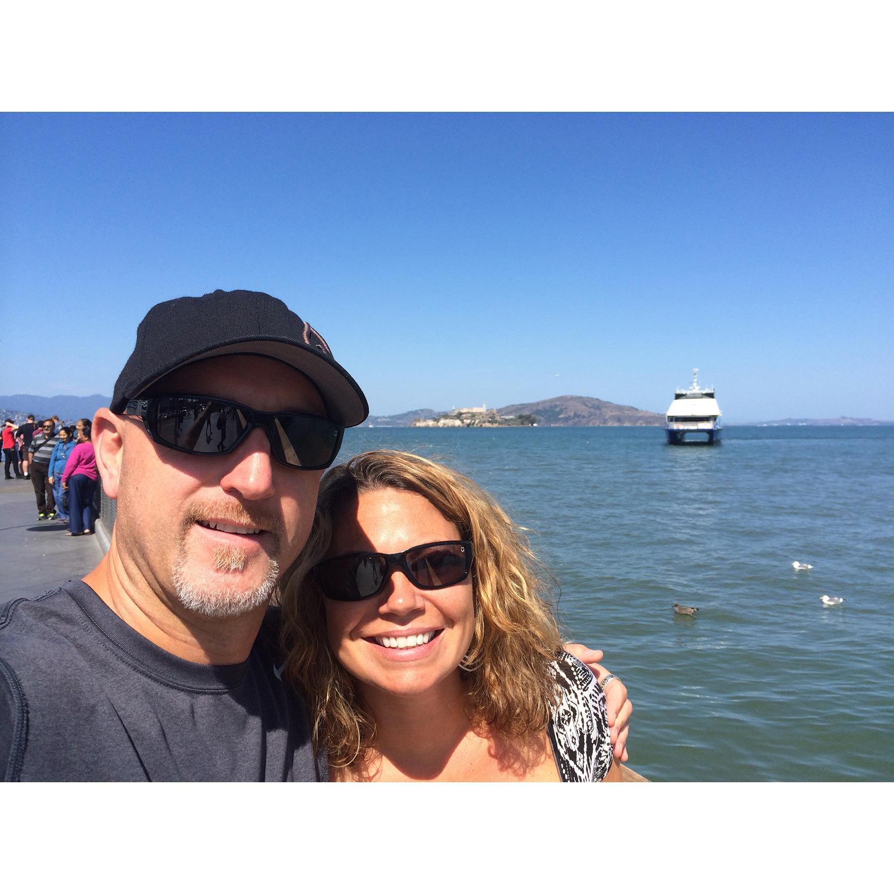 A stop off at the wharf in San Francisco after the 2014 San Francisco to Sonoma Ragnar relay.