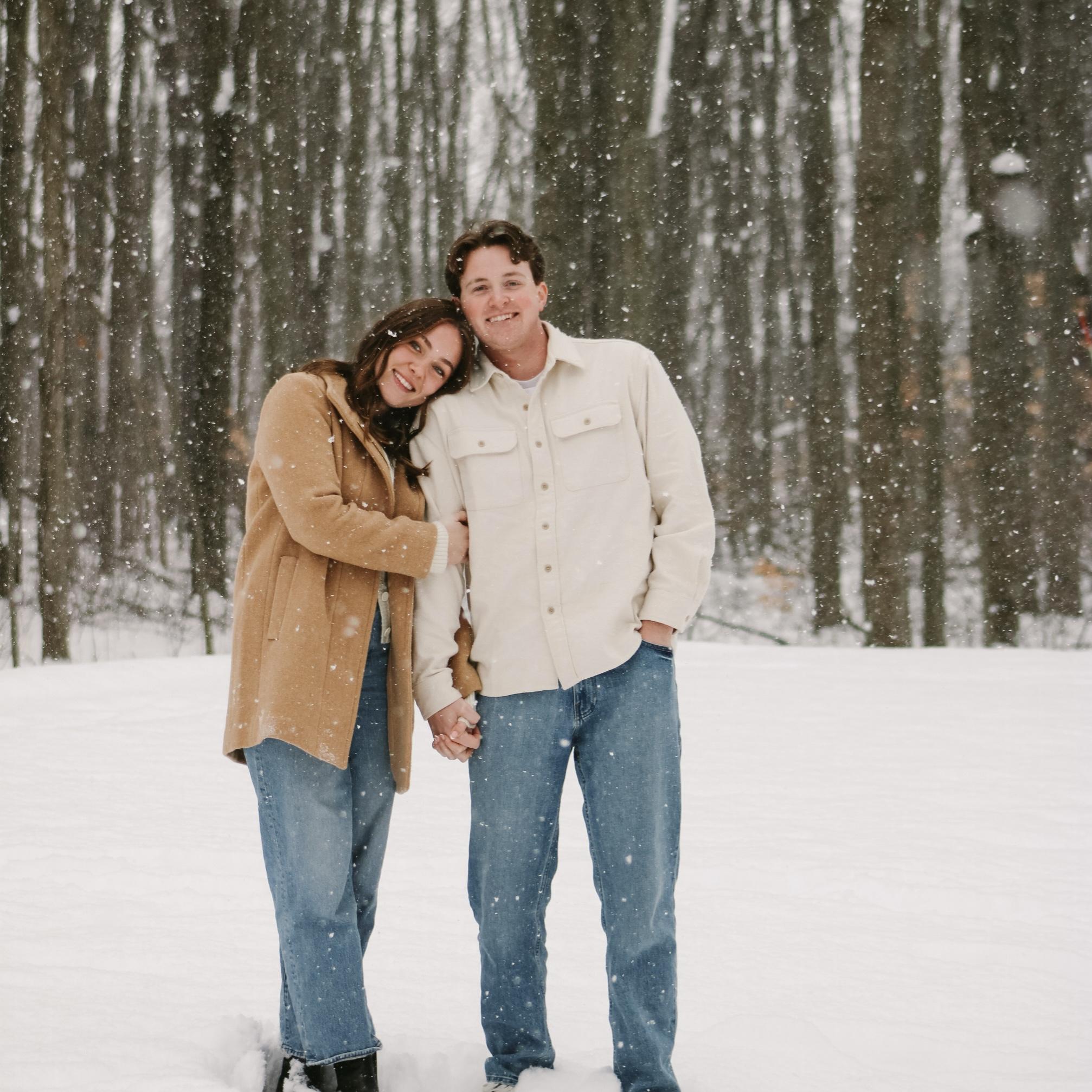 Our first Michigan winter together!