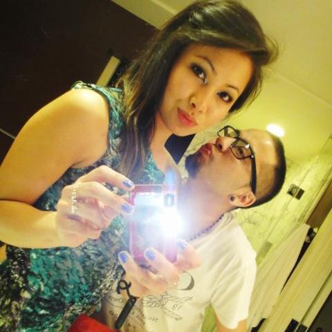 1st month anniversary - We had to celebrate such a huge milestone! Hah