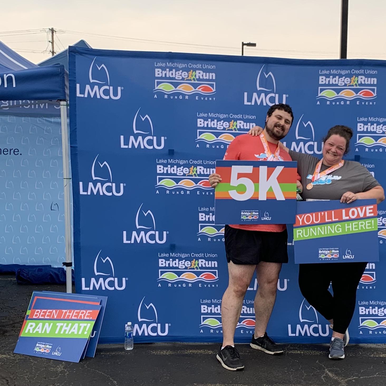 One of many 5ks we've run (okay, walked) together.