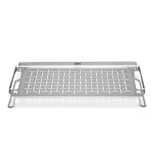 Weber 6784 Griddle Warming Rack, Silver