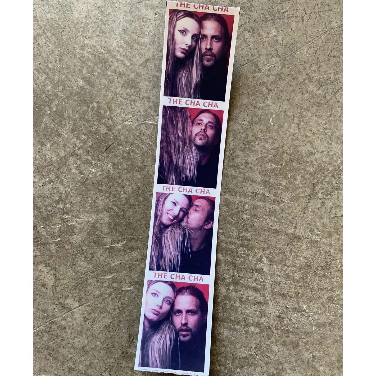 photobooth photo shoot at ChaCha Lounge in Silver Lake - our old neighborhood in LA :)