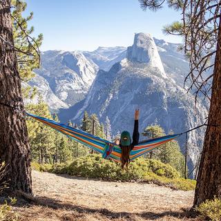 Double Parachute Printed Hammock