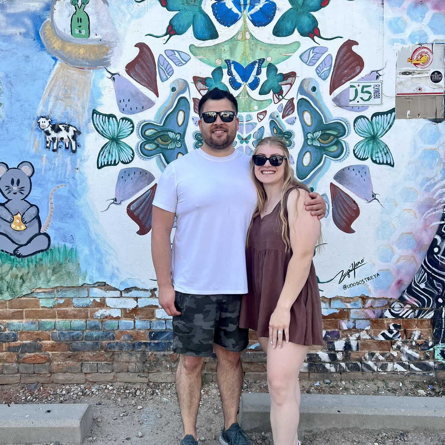 Exploring Downtown Boise, ID with friends the following day.
