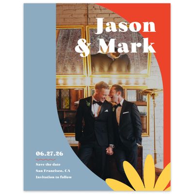 Tomato, Red Wedding Digital Save the Date - Peoria Photo