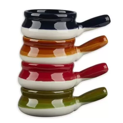 Certified International Handled Soup Crocks (Set of 4)