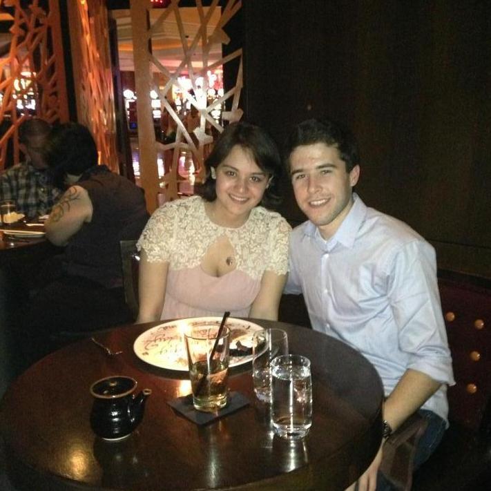 Tati's 21st birthday dinner at the Borgata in Atlantic City, 2013.