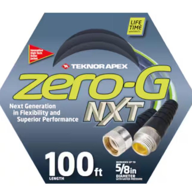 Teknor Apex Zero-G 5/8 in. D x 100 ft. L Heavy Duty Garden Hose 7033618