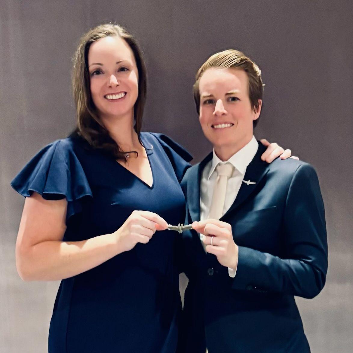 Sarah's American Airlines winging ceremony, October 2025