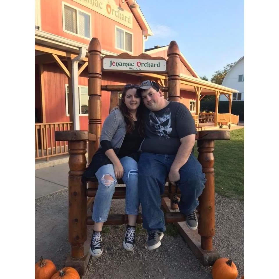 Our first trip to the orchard in 2017