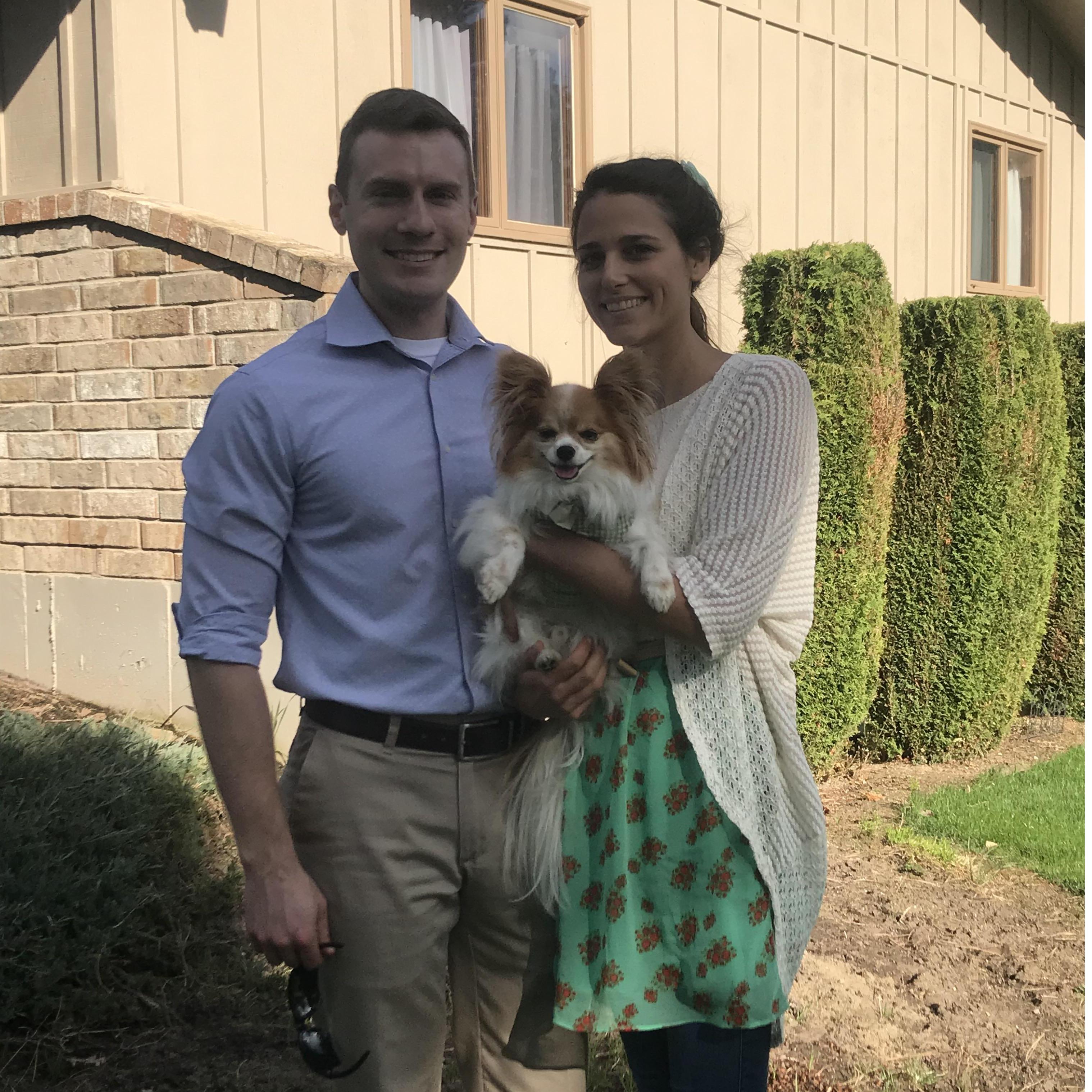 April 2019, Washington - Practicing family photos with the perfect son!
