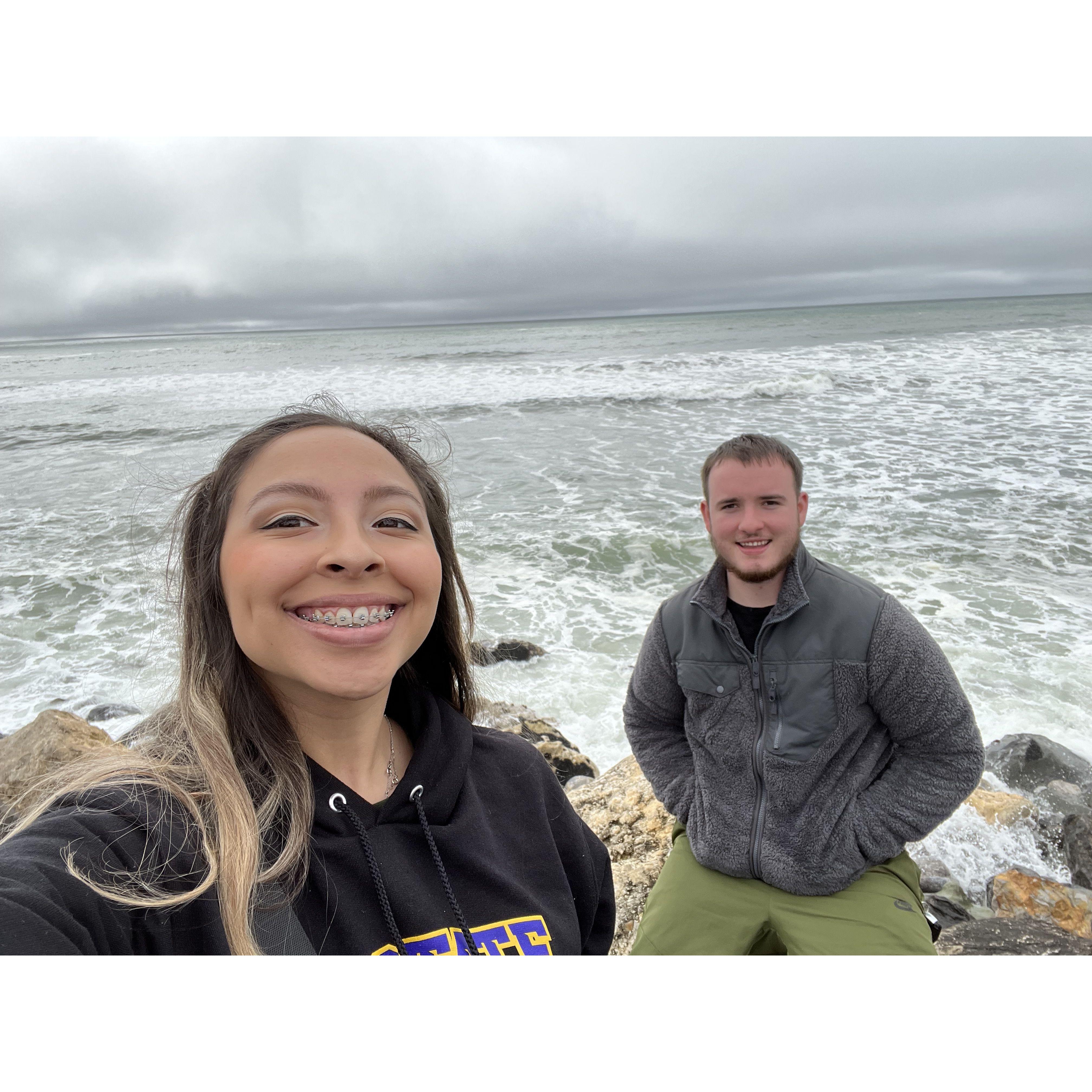 Date night with an ocean view