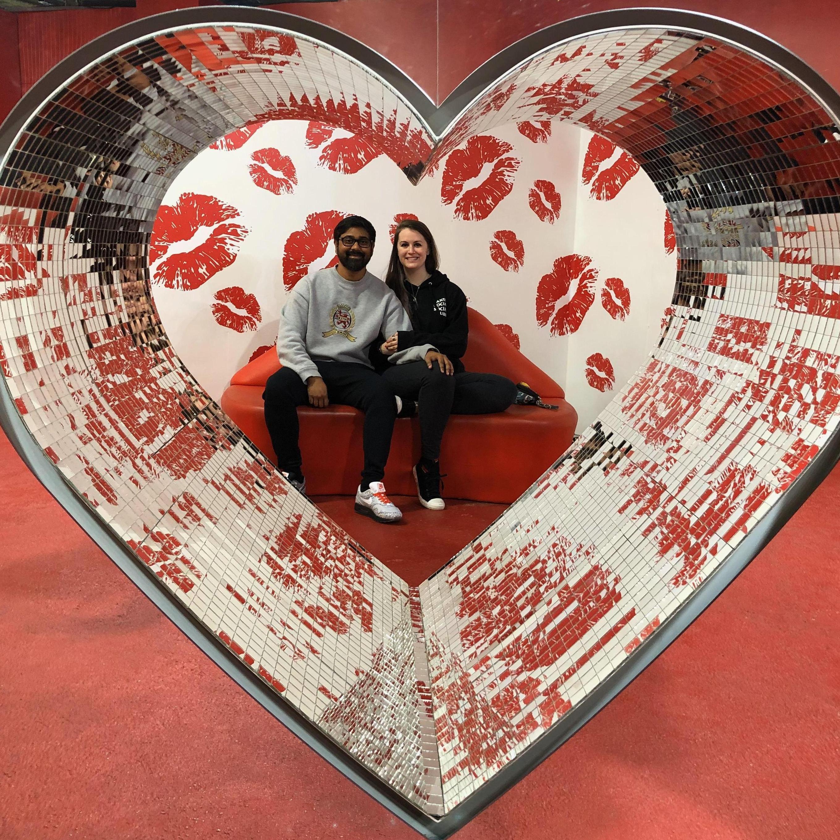 Spending time together at Happy Place in Boston