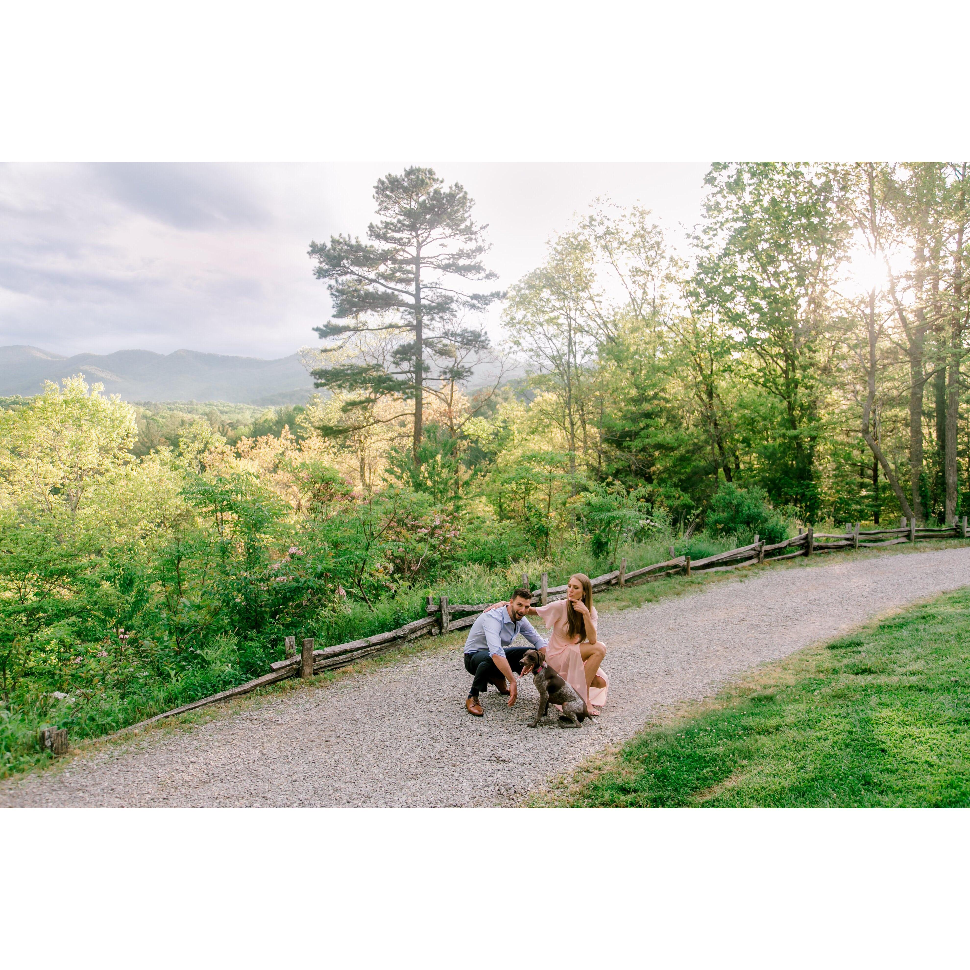 We had a little fun with our engagement photo shoot 😉