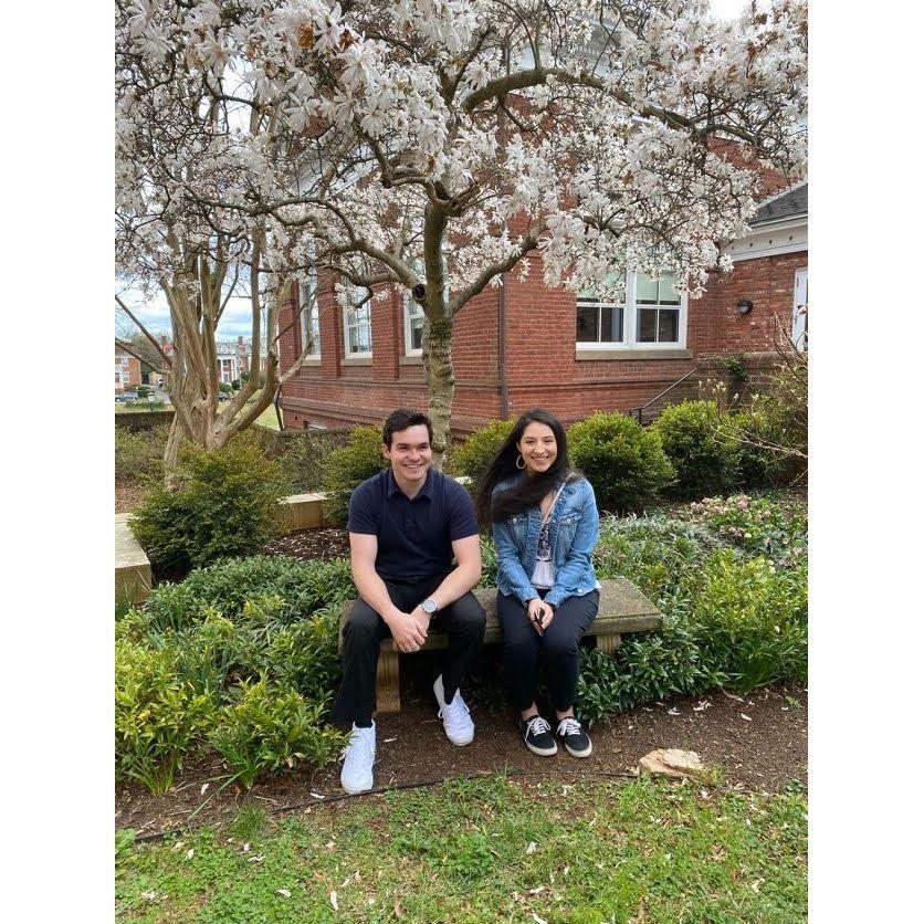 A shot from our first date at the Fralin Art Museum, a section of the UVA Campus