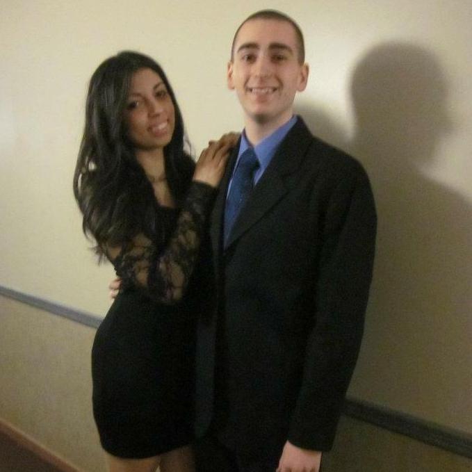 Freshman year of college (2012)- Our first Valentine's Day!