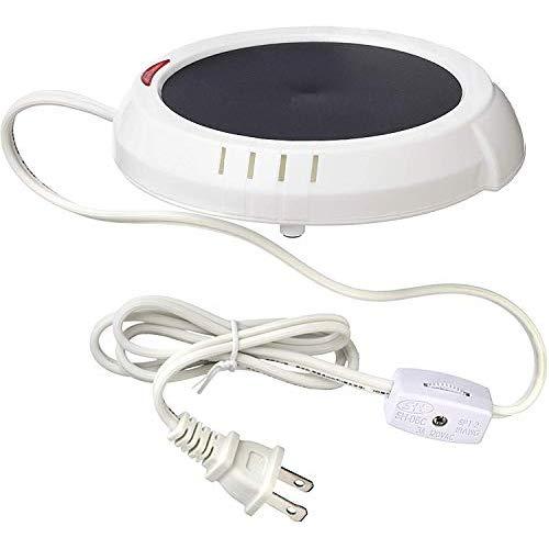 Darice Large Jar Warmer Safely Releases Scents Without a Flame-Candle Plate Keeps Drinks and Soups Warm in Your Home, Office and More, White