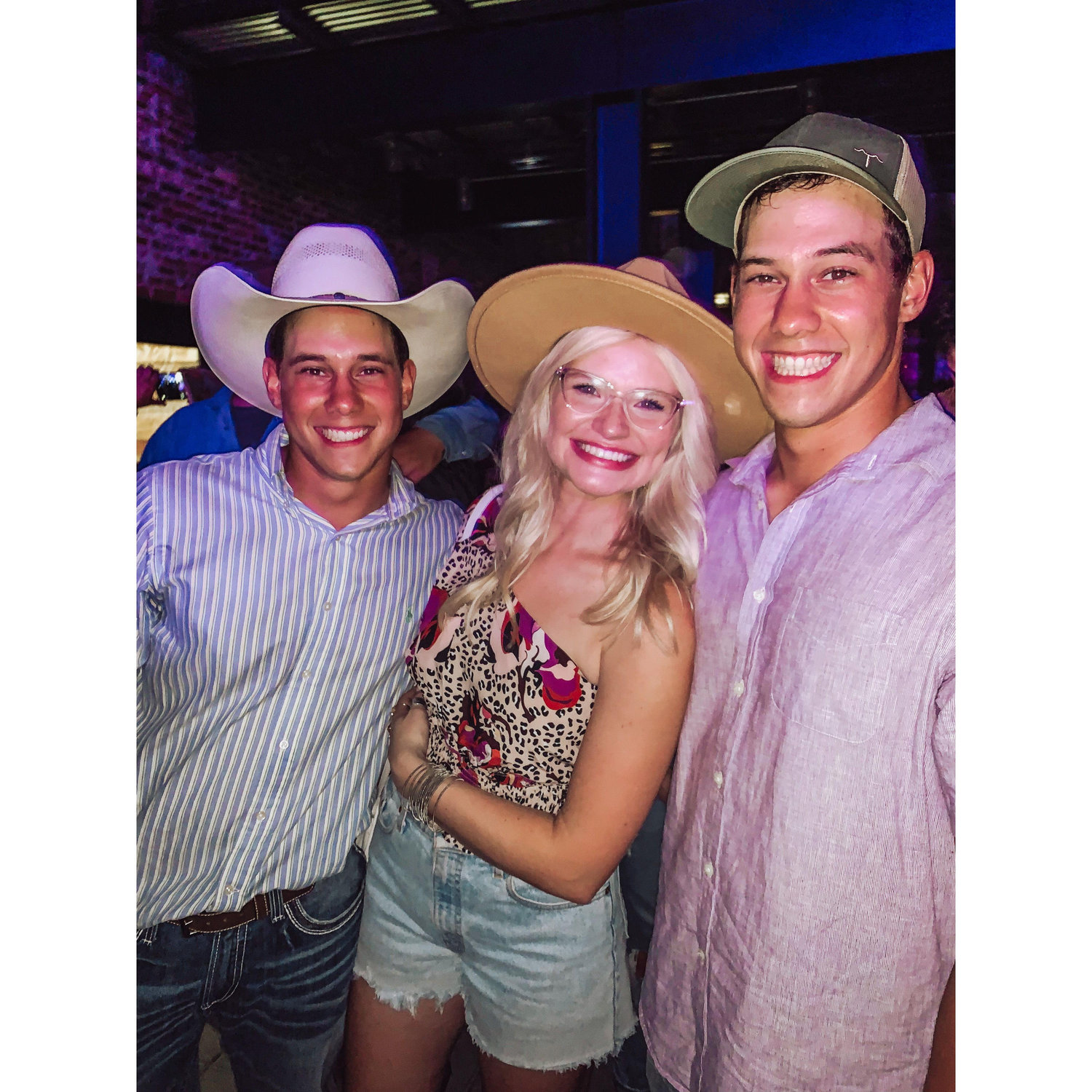 Notice how I'm always leaning towards Jeffrey in photos before we started dating.......