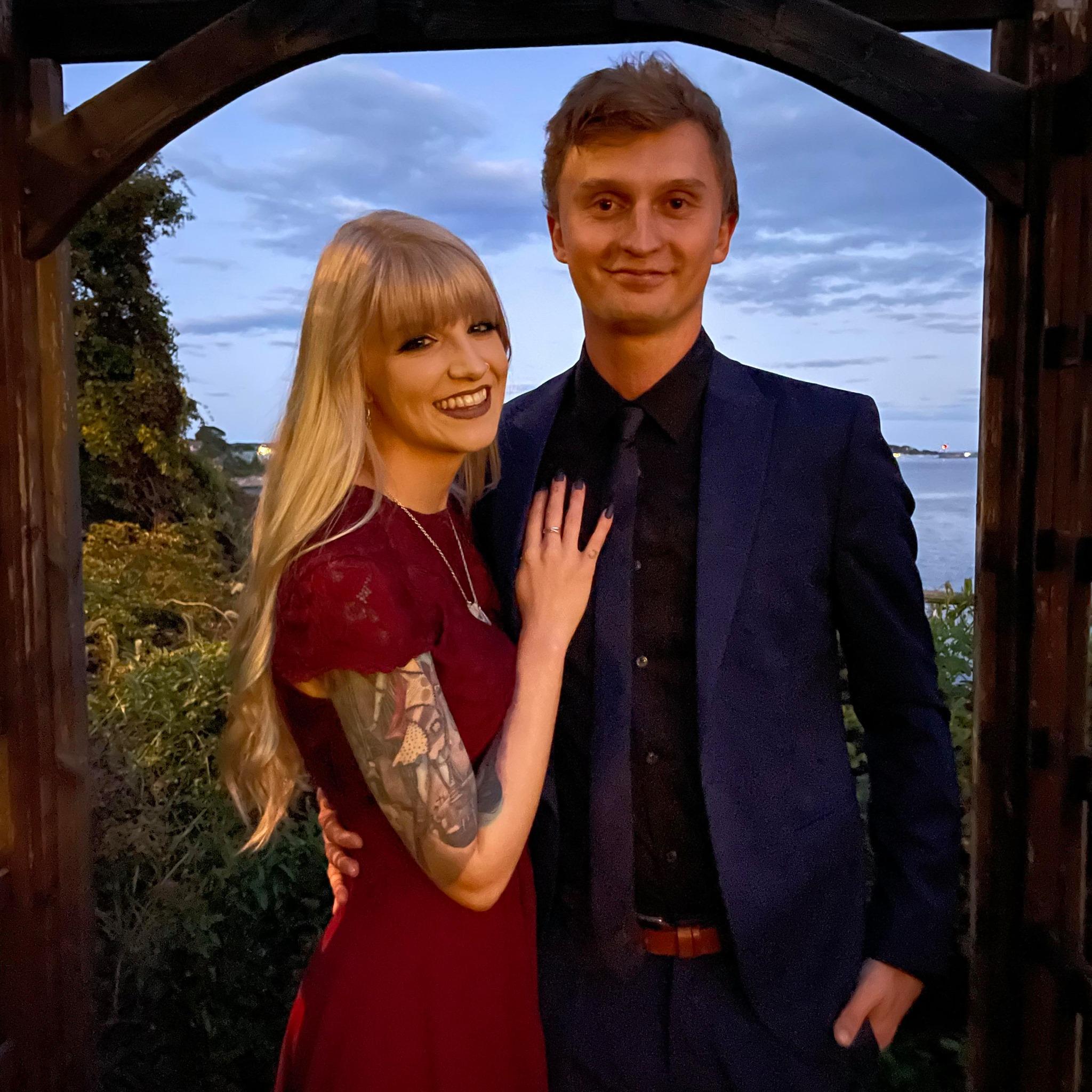Attending one of my best friend's weddings in Boston, MA in 2021.