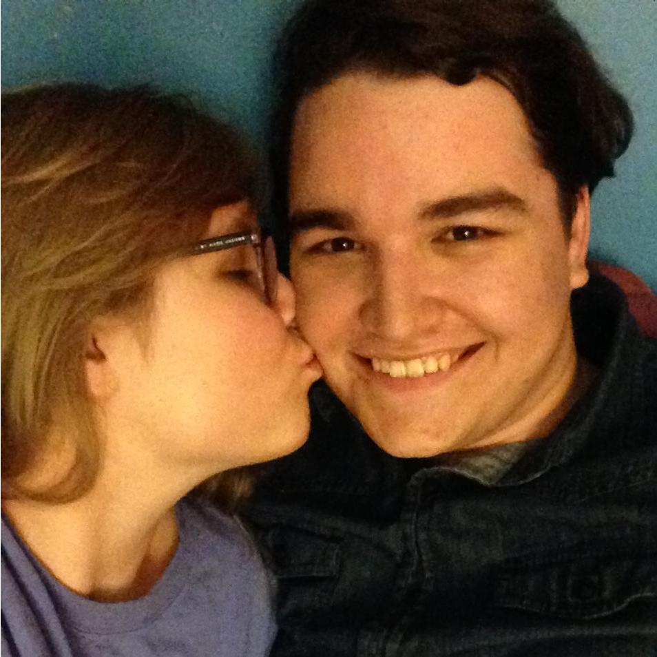 Our first photo together!
Fall 2014
