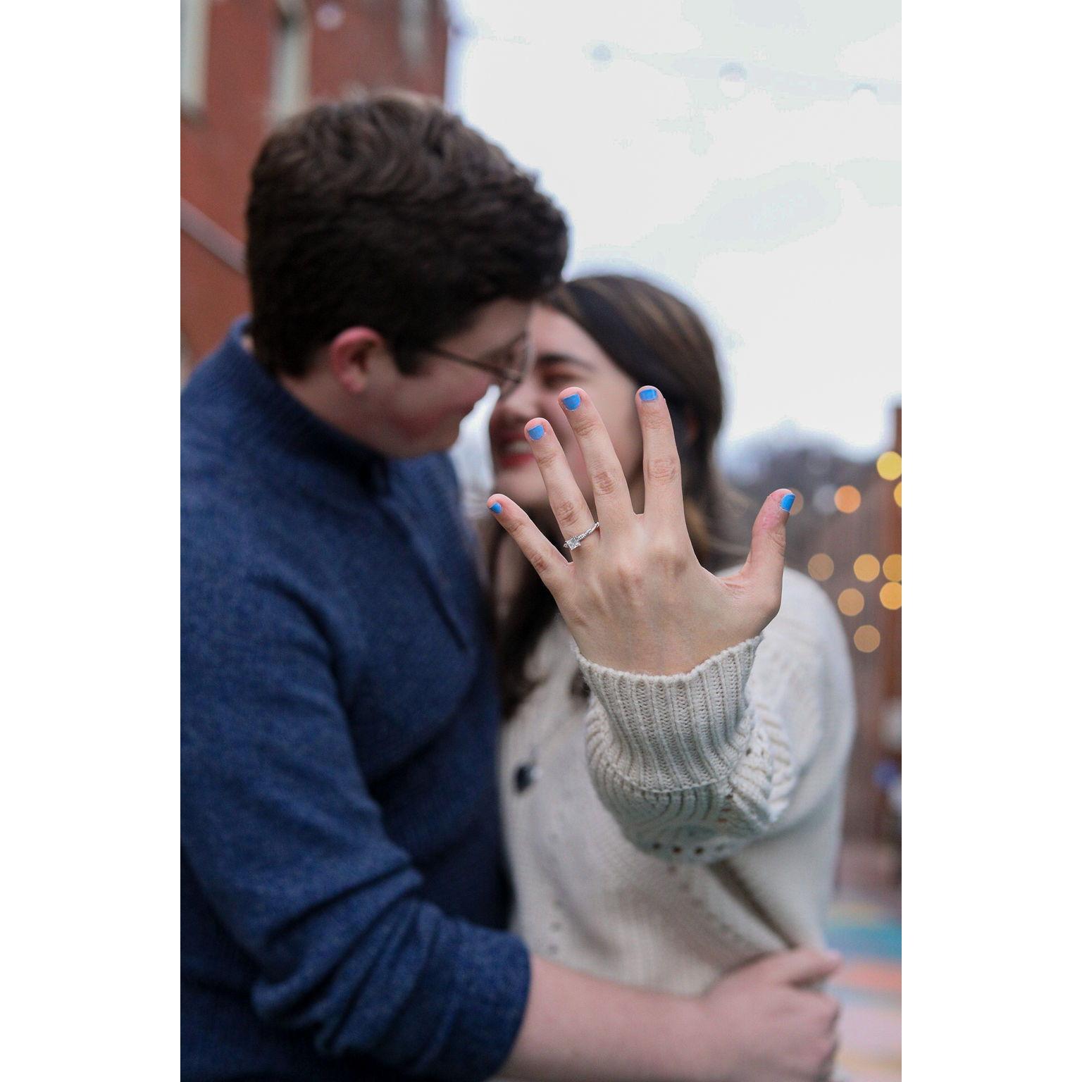 WE'RE ENGAGED!!!!!