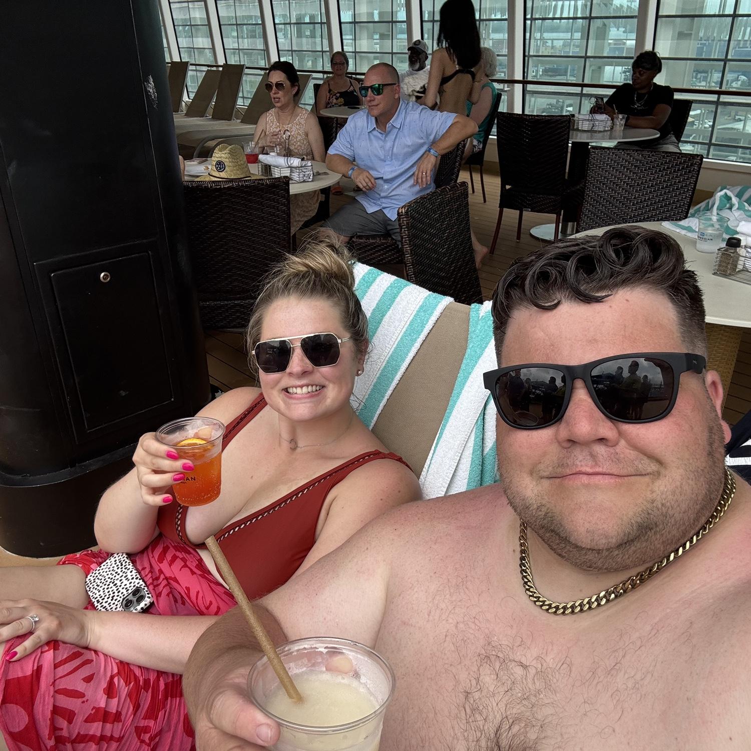 Our first cruise together on Carnival to the Bahamas!