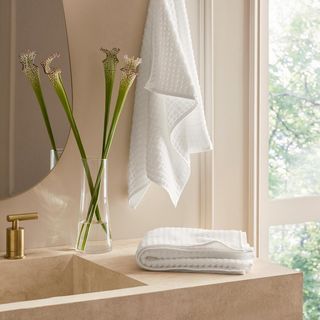 Turkish Waffle Hand Towel, Set of 2