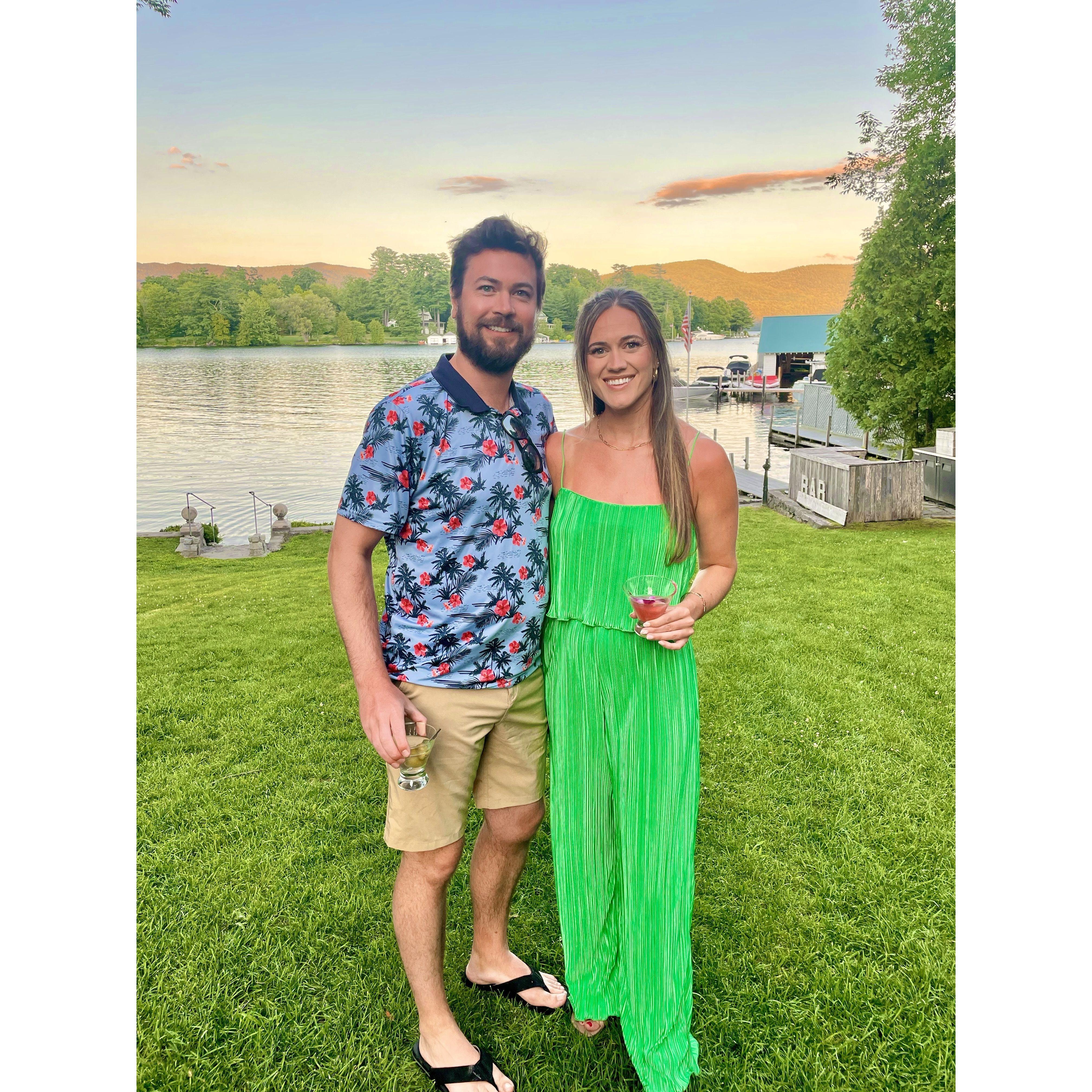 A fave restaurant (Chateau on the Lake) at our fave places (Lake George)!